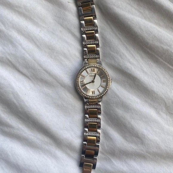 Fossil Silver Gold Mix Watch - Picture 3 of 4
